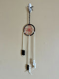 Handcrafted Black, Red & White Dream Catcher - Bold Contrast Design