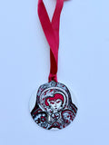Woman in Red Ornament