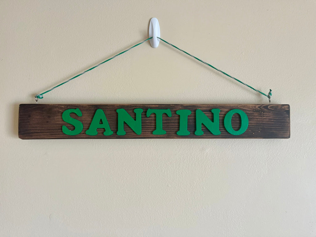 Personalized Handcrafted Wooden Name Sign