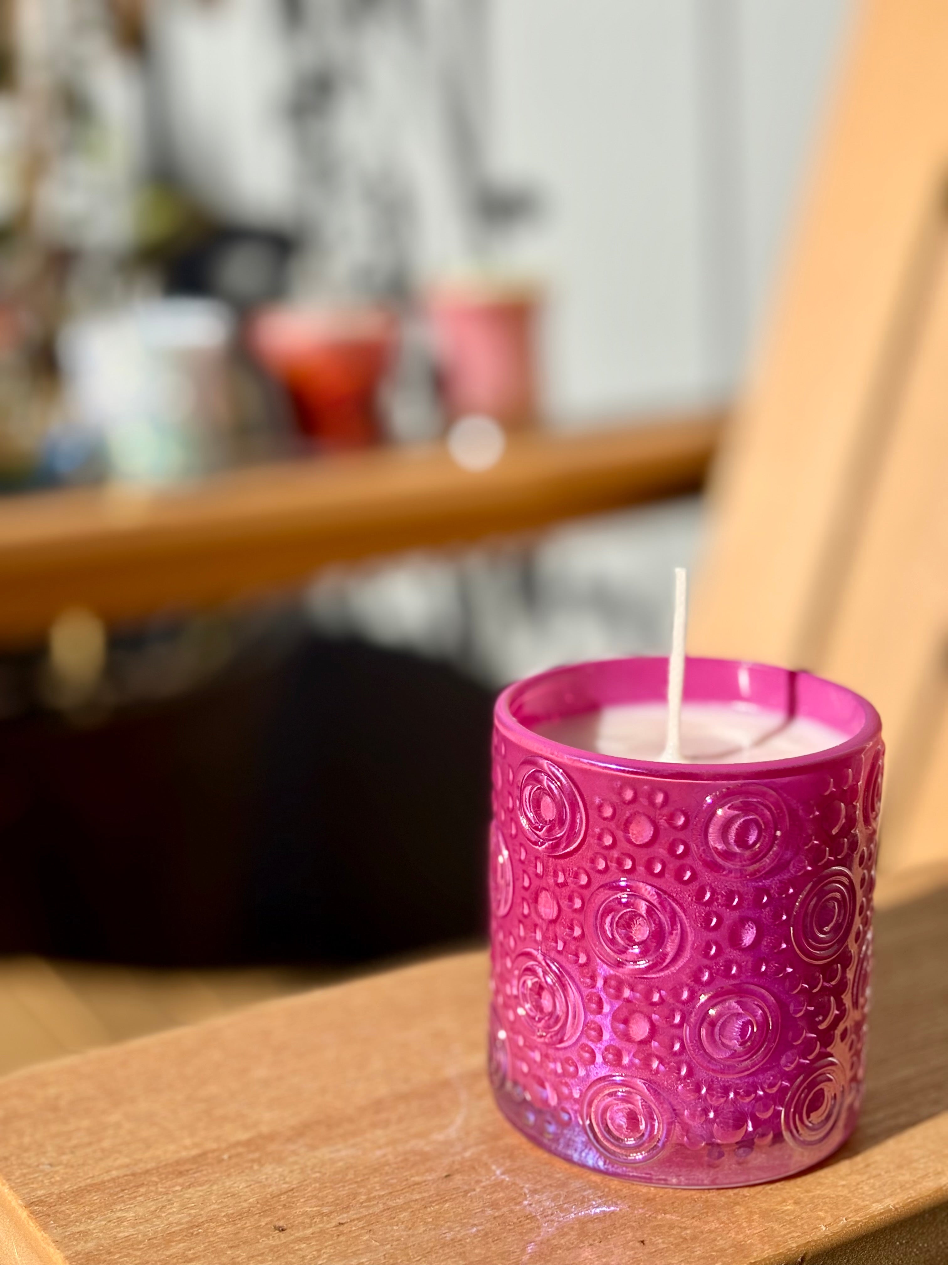 Custom Handcrafted Candle - Choose Your Color & Scent
