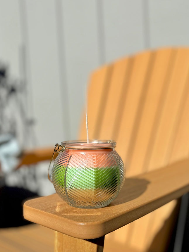 Handcrafted Three-Layer Candle - Triple Color & Scent Experience