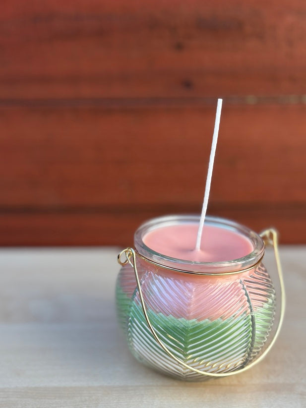 Handcrafted Three-Layer Candle - Triple Color & Scent Experience